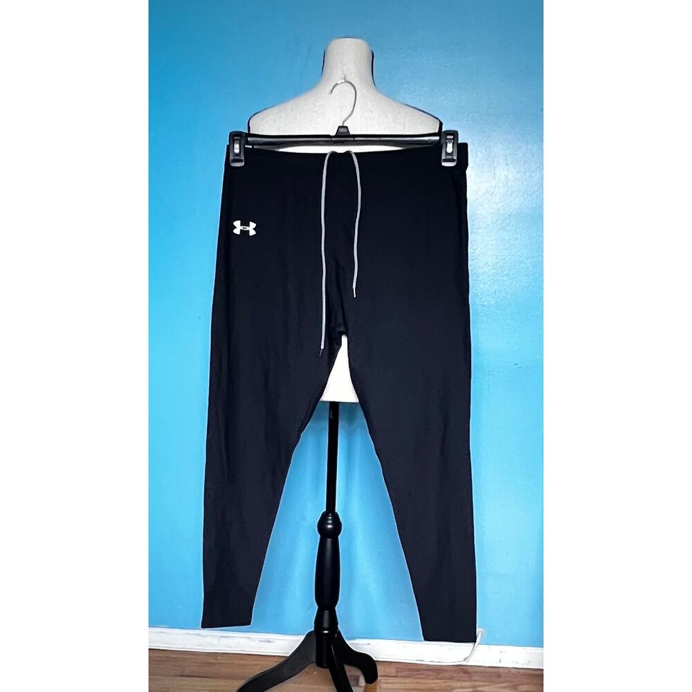 Under Armour ColdGear Women’s Black Leggings XXL Performance Athletic Pants - Picture 1 of 4